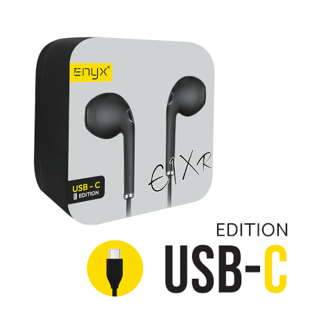 หูฟัง เอียร์บัด ENYX รุ่น E1X-R 3.5MM และ TYPE-C เสียงดี เบสแน่น มีไมโครโฟน หูฟังมีสาย_0